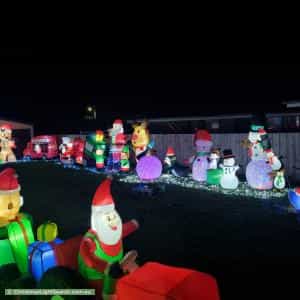 Christmas Light display at 4 Goderich Street, Longford