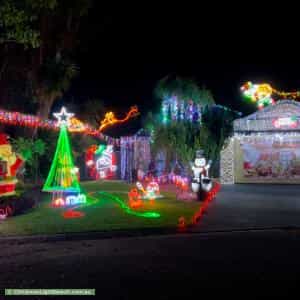Christmas Light display at 14 Carib Court, Mountain Creek