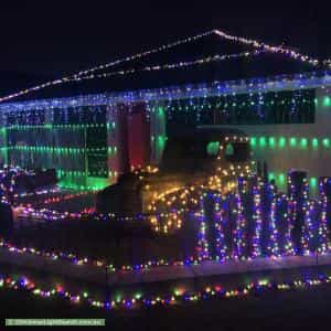 Christmas Light display at 32 Parksview Boulevard, Vasse