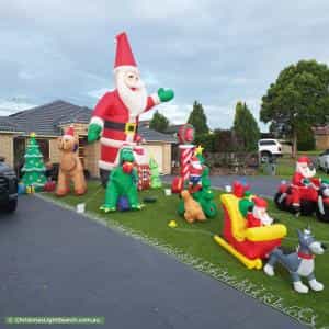 Christmas Light display at 3 Aroona Close, Gwandalan