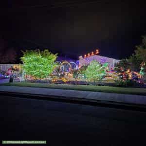 Christmas Light display at 24 Edward Street, Perth