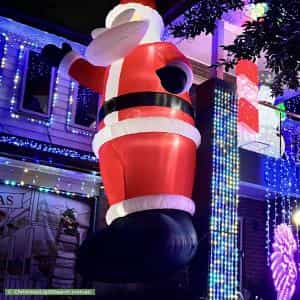 Christmas Light display at 39 Mascoma Street, Strathmore