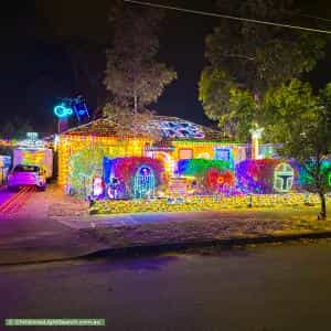 Christmas Light display at 30 Gardiner Avenue, Warradale