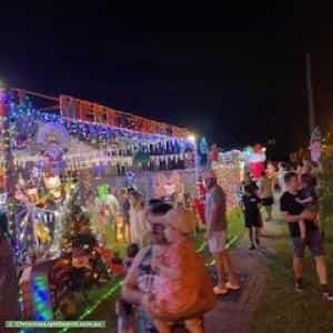 Christmas Light display at 242 Stanley Road, Carina