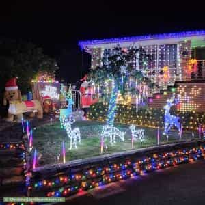 Christmas Light display at 20 Cordelia Court, Rosetta