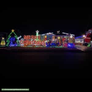 Christmas Light display at 9 Trezise Place, Quakers Hill