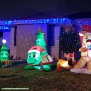 Christmas Light display at 15 Charlton Way, Bertram