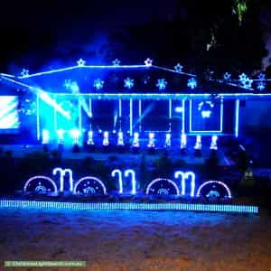 Christmas Light display at 225 Newman-Morris Circuit, Oxley