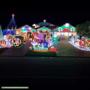 Christmas Light display at 13 Clark Terrace, Sandstone Point