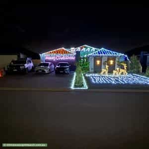 Christmas Light display at 5 Manar way, Byford