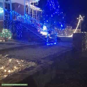 Christmas Light display at 35 Summerland Circuit, Kambah