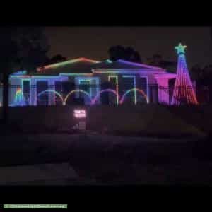 Christmas Light display at 29 Corbridge Avenue, Wellard