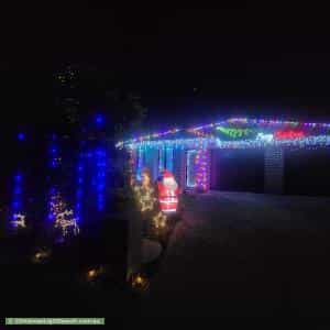 Christmas Light display at 3 Fanflower Street, Logan Reserve