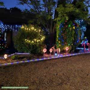 Christmas Light display at 40 Must Circuit, Calwell