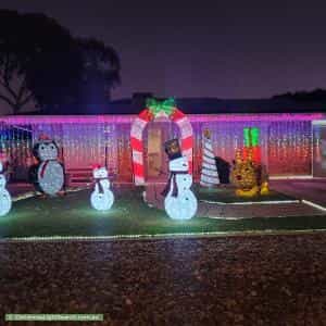 Christmas Light display at 4 Mcvann Avenue, Paralowie
