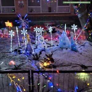 Christmas Light display at 26 Apex Avenue, Modbury North