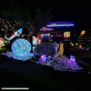 Christmas Light display at 50 Penna Road, Midway Point