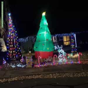 Christmas Light display at  Olsen Court, Trott Park