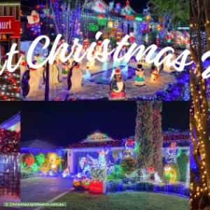 Christmas Light display at  Bendee Court, Narangba