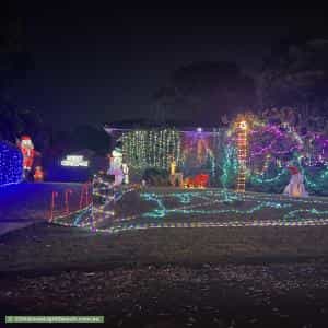 Christmas Light display at 8 Kilborn Court, Kilsyth