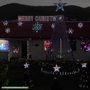 Christmas Light display at 60 Charlotte Street, New Norfolk