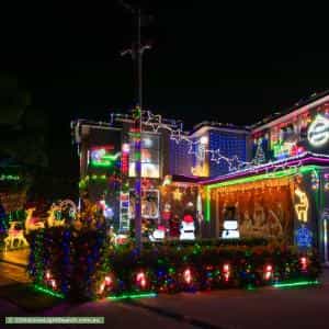 Christmas Light display at 10 Thorn Street, Pennant Hills