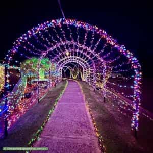 Christmas Light display at 57 Swansona Avenue, Mount Annan