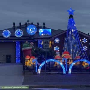 Christmas Light display at 69A Aldinga Road, Willunga