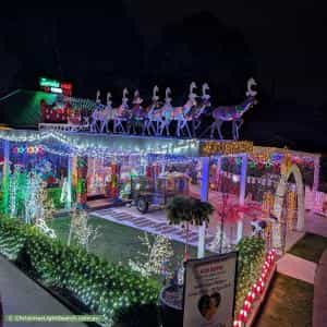 Christmas Light display at 15 Sofa Street, Marayong