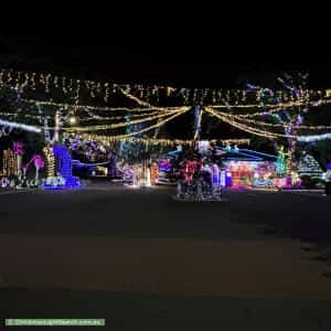 Christmas Light display at  Burraly Court, Ngunnawal