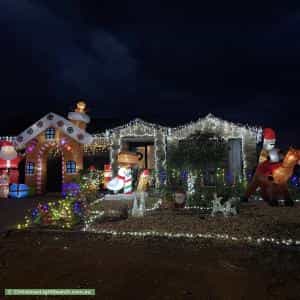 Christmas Light display at  Triton Street, Dunlop