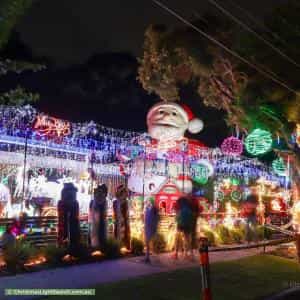 Christmas Light display at 50 Kincumber Drive, Croydon