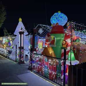 Christmas Light display at 143 Langford Avenue, Langford