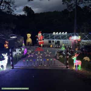 Christmas Light display at 120 Snug Tiers Road, Snug