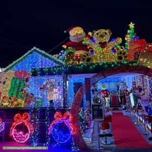 Christmas Light display at 7 South Street, Tempe