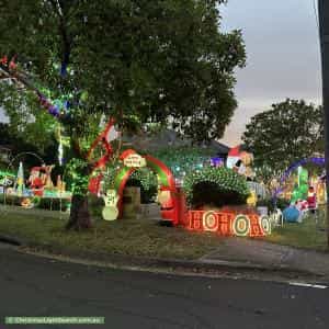 Christmas Light display at 17 Stephenson Street, Birrong
