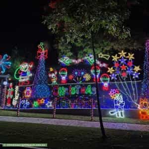 Christmas Light display at 27 Minimine Street, Stafford