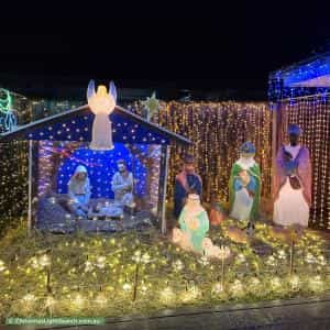 Christmas Light display at 22 Golden Avenue, Calamvale