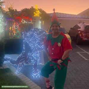 Christmas Light display at 6 Tahoe Close, Thornlie