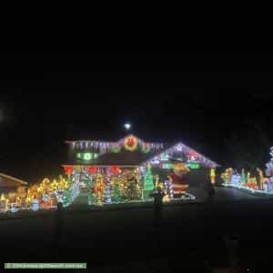 Christmas Light display at 14 Murrumba Place, Castle Hill