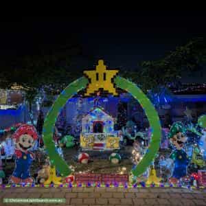 Christmas Light display at 30 Lancer Way, Alexander Heights
