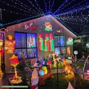 Christmas Light display at 4 Yalta Court, Clayton South
