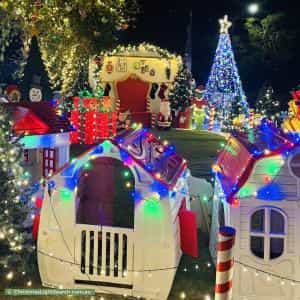 Christmas Light display at 22 Hargreaves Road, Coolbellup