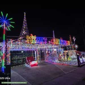 Christmas Light display at 18 Balmoral Way, Pakenham