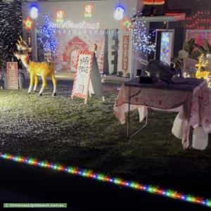 Christmas Light display at 11 Feathertail Place, Peregian Springs