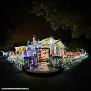 Christmas Light display at 13 Dunmore Street North, Bexley