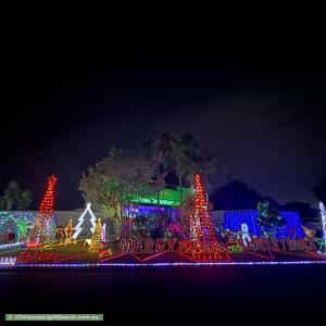 Christmas Light display at 52 Tanbark Circuit, Werrington Downs