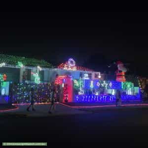 Christmas Light display at 11 Stanmere Street, Carindale