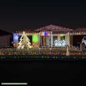 Christmas Light display at 15 Kanji Loop, Atwell