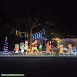 Christmas Light display at 3 Velvick Pass, Ellenbrook